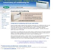Tablet Screenshot of conservatory-airconditioning.net
